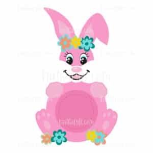 Candy Dôme Lapin Fille - SVG