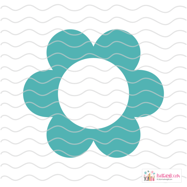 #8 Fleur Rétro SVG DXF