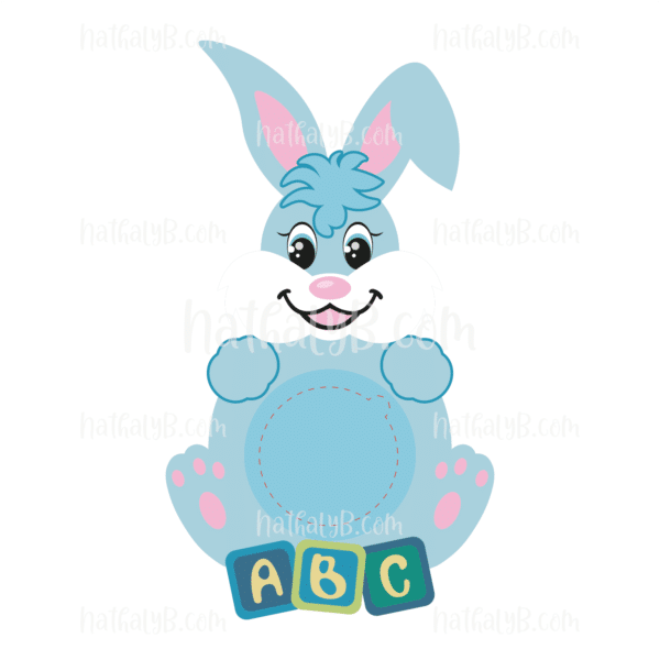 Candy Dôme Lapin Bébé Garçon SVG