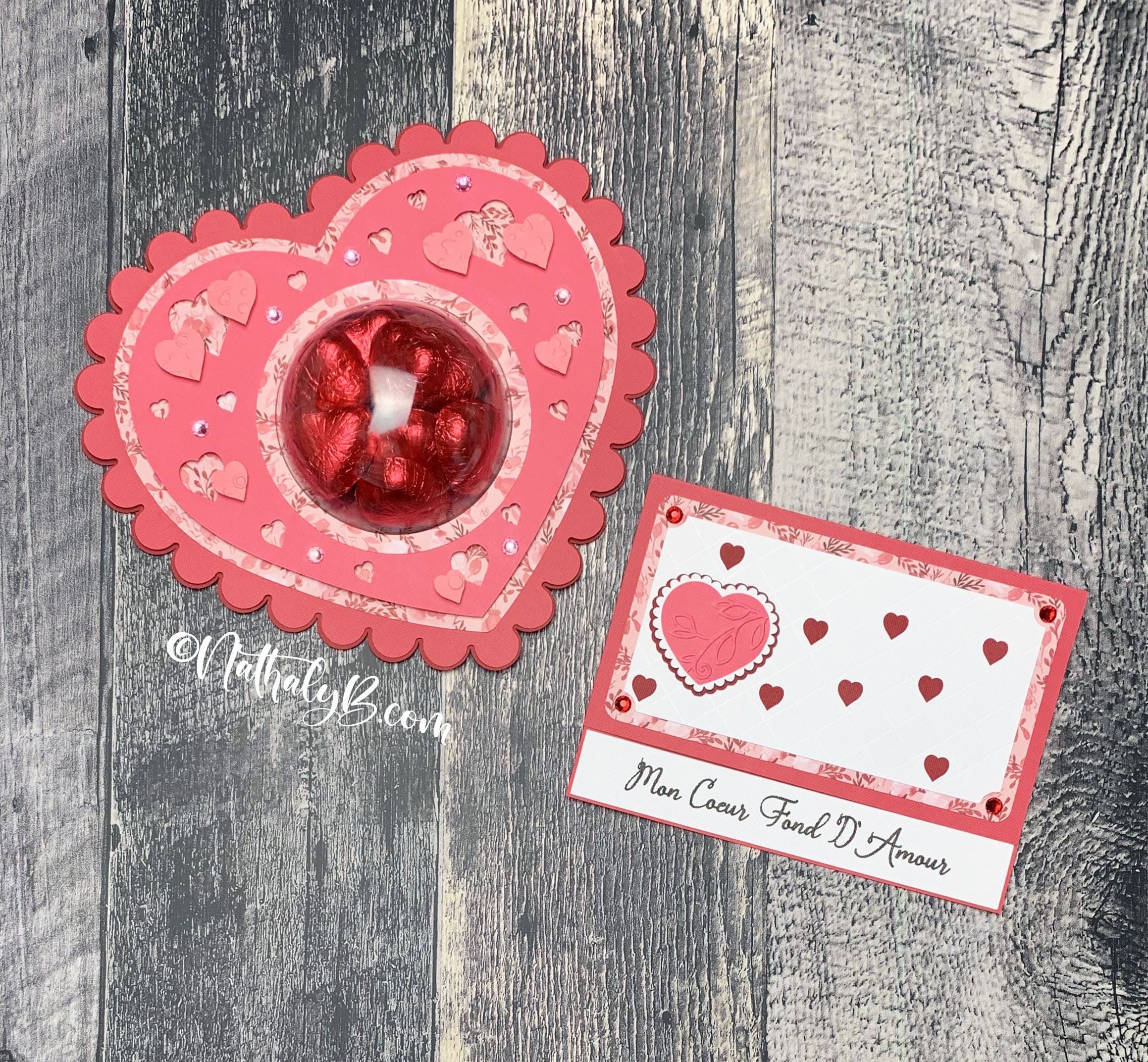 Comment Faire Une Carte Coeur et CANDY DÔME Pour La St-Valentin