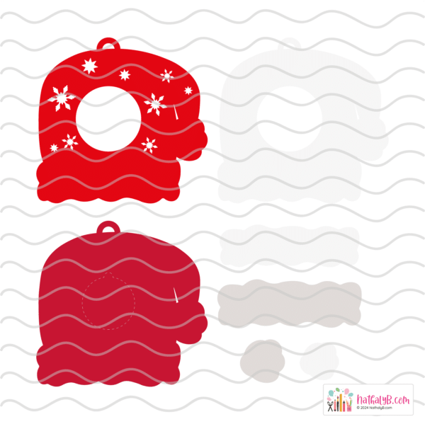 Bundle 5 Candy Dômes De Noël SVG