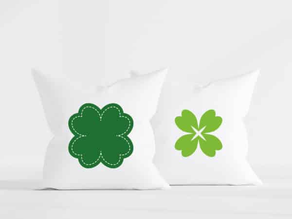10 Motifs Trèfles St-Patrick SVG DXF