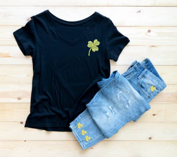 10 Motifs Trèfles St-Patrick SVG DXF